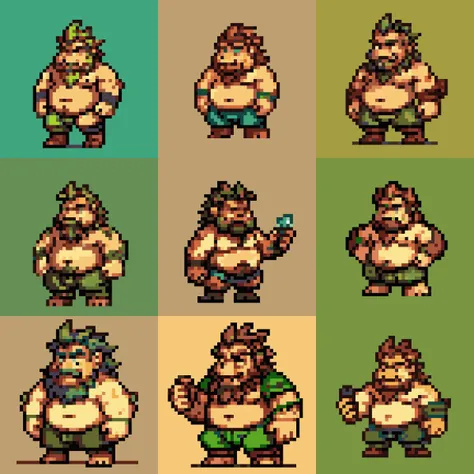 <lora:pixel sprites:1>,pixel,pixel art,pixelart,xiangsu,xiang su,8bit,16bit,solo,male,adventurer,chubby dwarf,beard,