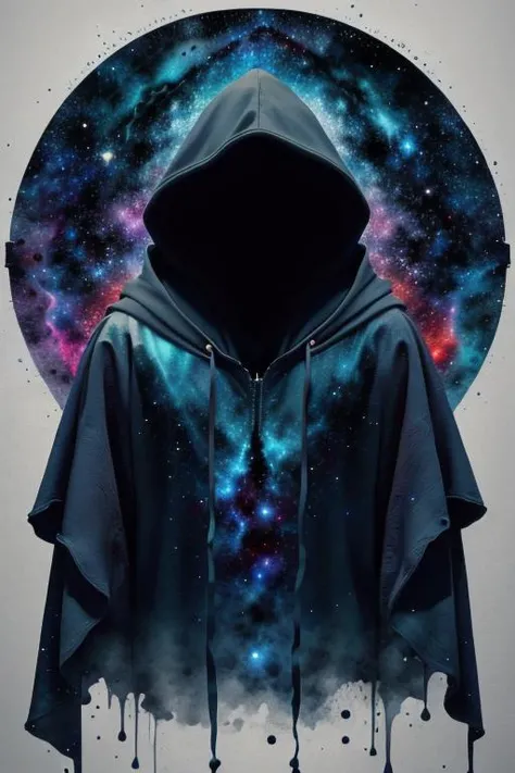 Magic cloak, hood, under the hood space, galaxies, magic, high detailed space, stars and galactics under the hood, opened hood, space under the cloak, <lora:epi_noiseoffset2:1>,  <lora:ink-0.1-3-b28-bf16-D128-A1-1-ep64-768-DAdaptation-cosine:0.8>