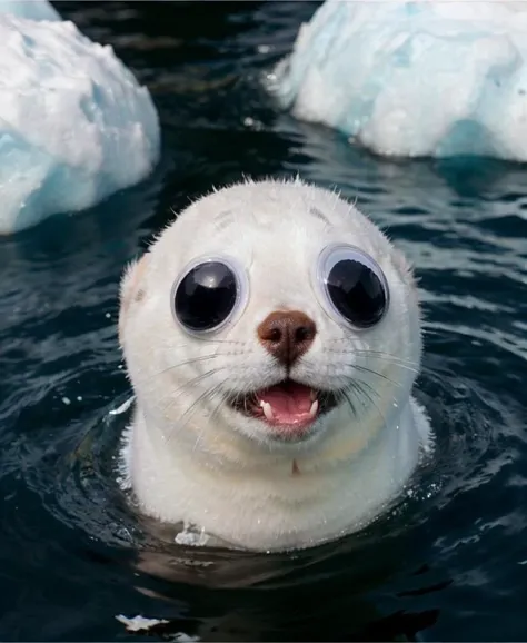 googeyes, seal, pack ice,  cute, funny, 
<lora:googeyes_v1:0.8>
<lora:epiCRealLife:0.9>