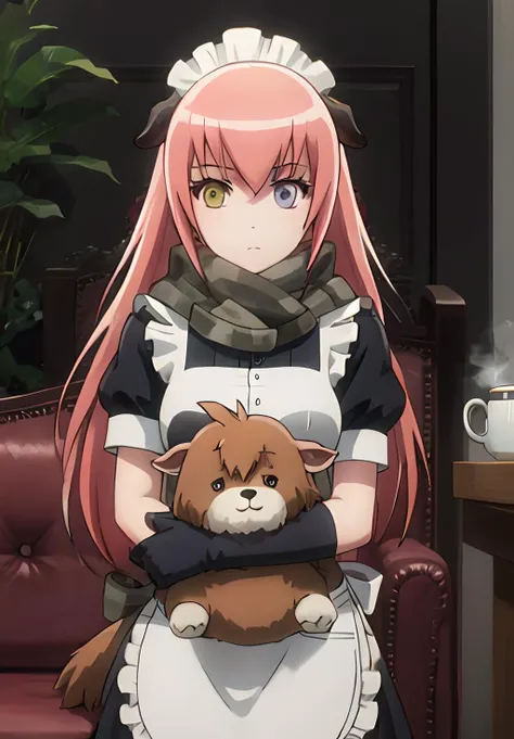 <lora:Overlord:0.8>, Overlord, CZ2128_Delta, solo, looking at viewer, open mouth, multiple girls, skirt, simple background, brown hair, shirt, black hair, gloves, long sleeves, 1boy, dress, holding, animal ears, jewelry, sitting, closed mouth, standing, ja...