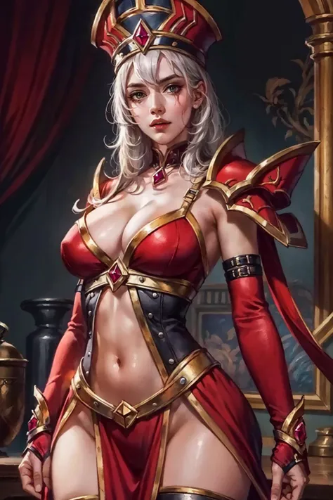 best quality,masterpiece,highres,original,extremely detailed wallpaper,perfect lighting,extremely detailed CG,<lora:add_detail:0.3>,standing,
<lora:SallyWhitemane:0.8>,sallywhitemane,