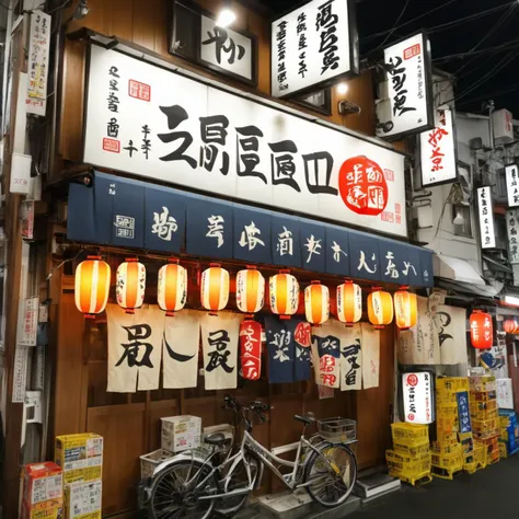 大衆酒場の外観 / Appearance of a popular Japanse tavern SDXL