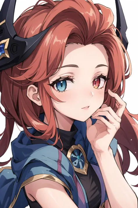 best quality, intricate details,

 <lora:zoeLeagueOfLegends_v10:0.8> zoe, heterochromia,