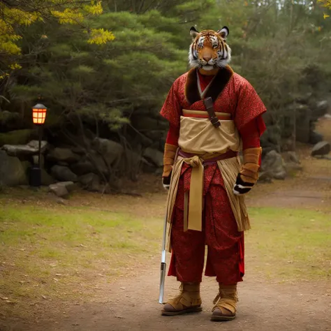 araffe dressed in a tiger mask and holding a baseball bat