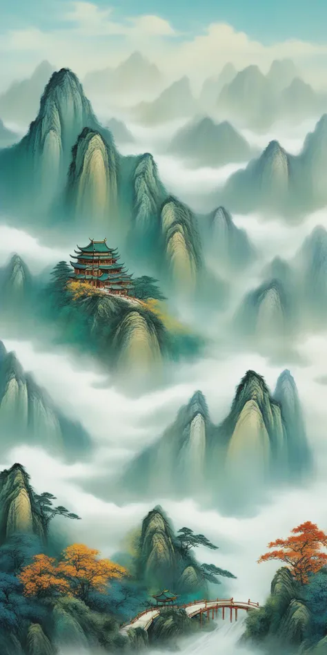 国画 Chinese | 水墨  ink | 南国春色SDXL(Southland  SPRING)