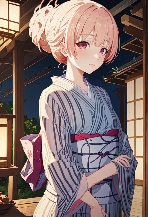 best quality, masterpiece, highres, solo, (nodoka_bluearchive:1.10), (yukata:1.30), (kimono:1.15), 20 <lora:nodoka_bluearchive:0.80>