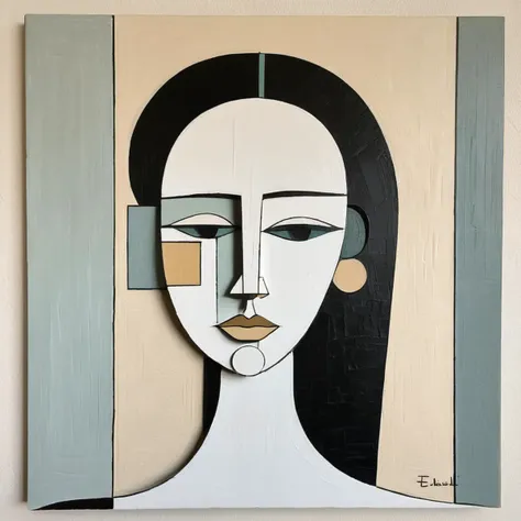 Picasso cubism art of a woman,subtle colors, minimalist, faint, ,elxpowell,  <lora:elpowell_juggerX_xl_1_standard_wocap-elxpowell-000092:1>