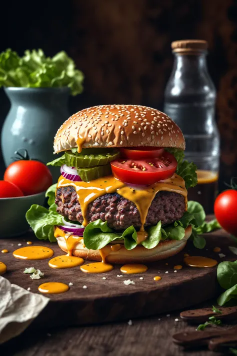 Burger photo food(汉堡照片)LoRa