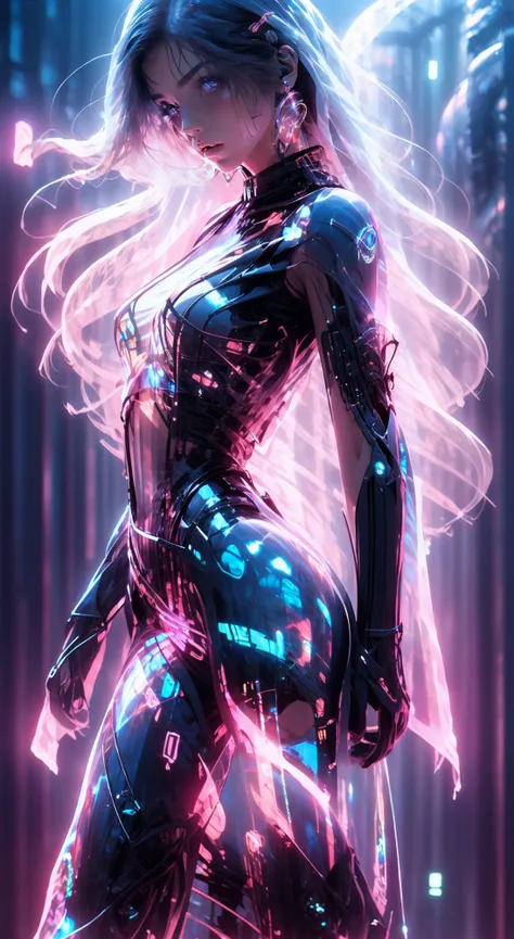 (masterpiece:1.2), best quality,realistic,
Cyberworld,(Transparent clothes:1.4),1girl,glowing ,night,
<lora:[SZcg
Cyberworld_20230622141420:1>