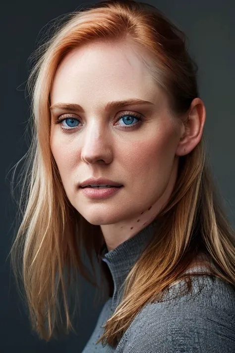 full color photo of skswoman, grey background,
<lora:Deborah Ann WollV2:1>