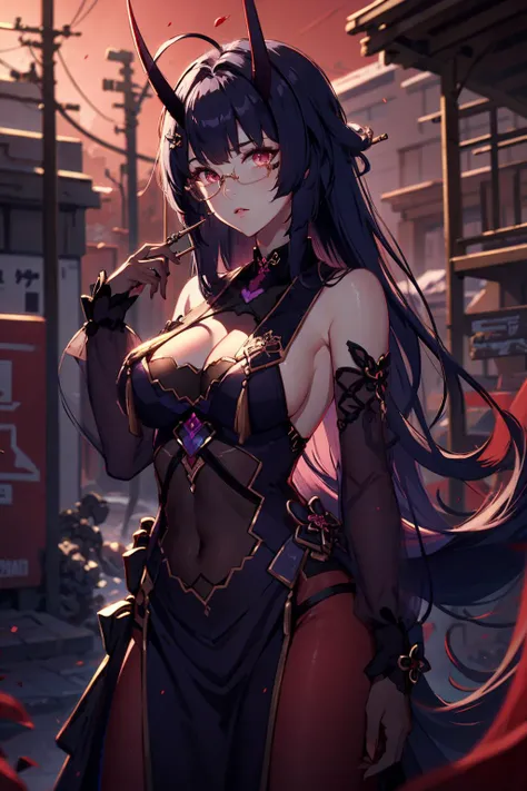 1girl,standing,outdoors,<lora:wrenchs_aqueous_mei:1>,glasses,wrench_aqueousmei,(red theme:1.2),
Ultra-detail,(highres:1.1),best quality,(masterpiece:1.3),cinematic lighting,