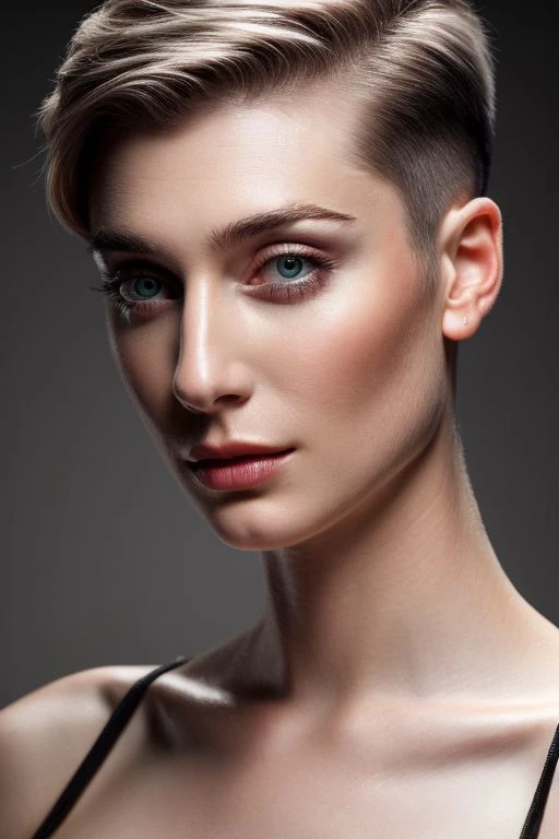 elz, full color portrait of woman, (slick undercut hair:1.0),
masterpiece, best quality, sharp focus, 8k highres, ultra-detailed, rim light, (grey background:1.0),
 <lora:CR-ElizabethDebicki-frankyfrank2k:1>