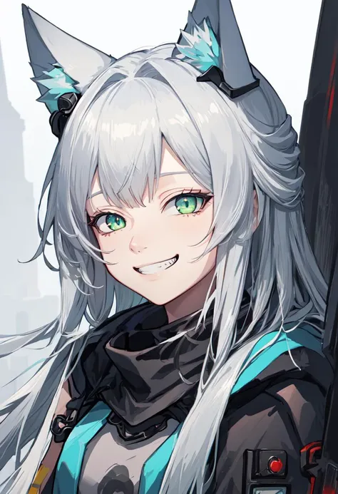 best quality, masterpiece, highres, solo, (rosmontis_arknights:1.10), evil grin, evil smile, grin, portrait, looking at viewer, 36 <lora:rosmontis_arknights:0.80>