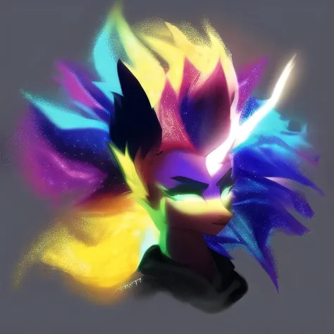 cmdrtempest, pony, multicolored hair, horns, <lora:CmdrTempest-03:1>