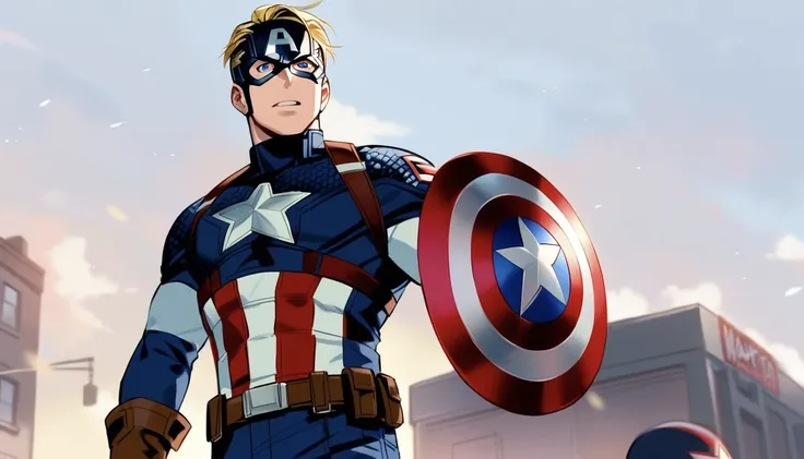 captain america in the avengers assemble