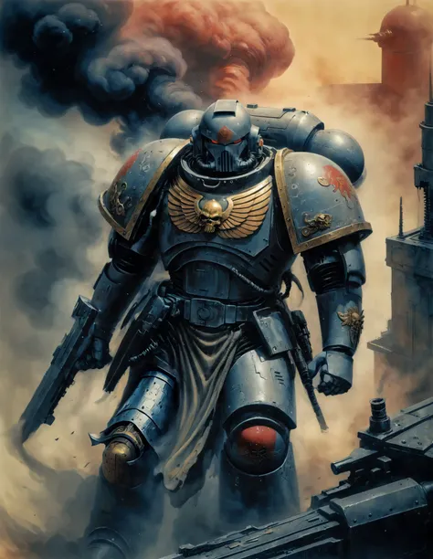 Space Marine v2 (Primaris Marines)- SDXL - Lora