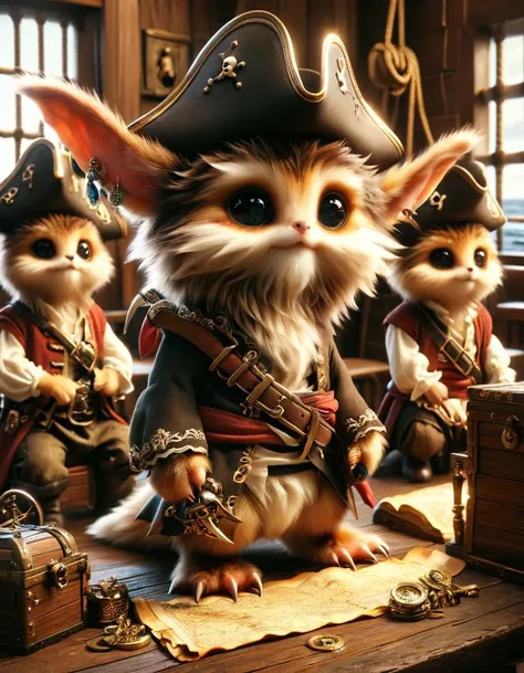 ((fur pirates, working on computer)), in the classroom, ((fur pirates, working on computer)), in the classroom, deep focus, beautiful detailed, intricate, elegant, highly contrasted, sharp light, perfect composition, dramatic, thought, fine, full color, ci...