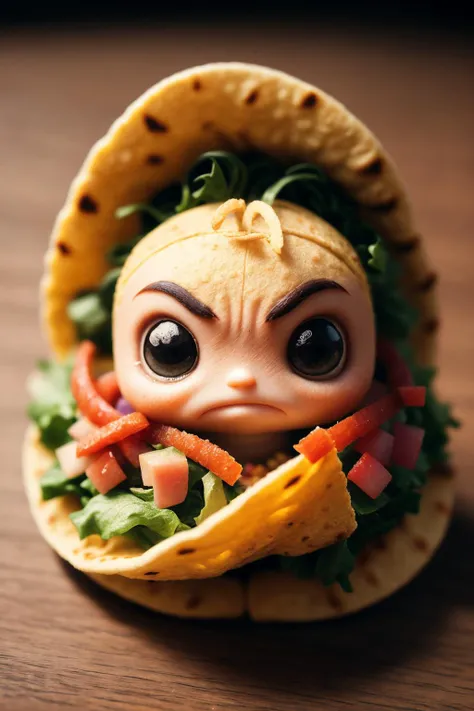 The little angry taco with a dress is really sad <lora:ral-furpirates:0.8>,high resolution, shallow depth of field, sharp focus