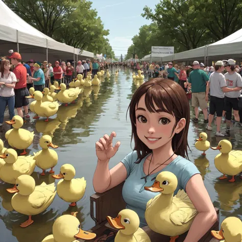 at the duck festival