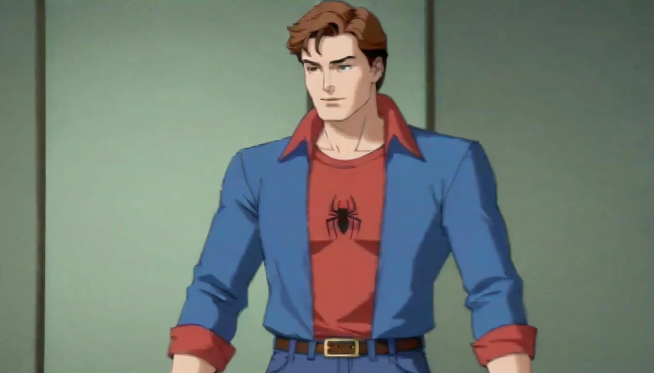 cartoon peter parker