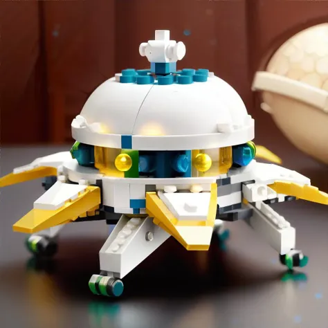 <lora:lego:0.6> lego creator, ufo || masterpiece, perfect quality, sharp focus, shallow depth of field, 8k