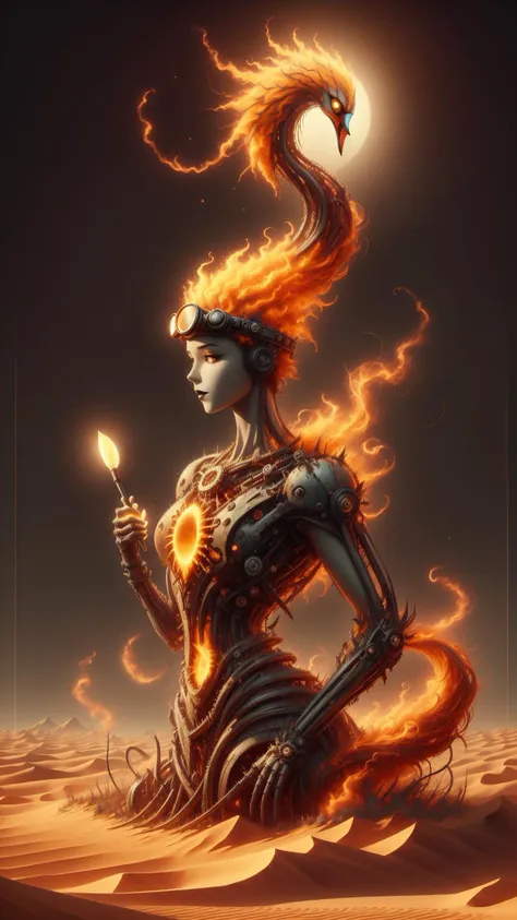 a woman in a skeleton costume holding a flaming in her hand