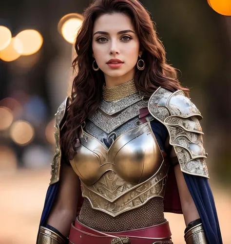 (masterpiece:1.2), (best quality,:1.2), 8k, HDR, ultra detailed, ((photorealistic)), professional light, cinematic lighting, fashion photography, ambient lighting, <lora:detail_slider_v4:2.5>, Teri Weigel as a female arabian warrior, long auburn hair, beau...