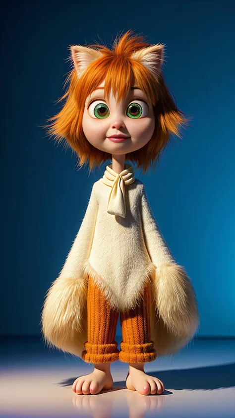 (disney pixar 3d animation style:1.25) (cute adorable ghost cat, tabby ghost, thin hair:1.2)  ghost fur, wispy white dissolving fur, (orange fiery eyes:1.2)