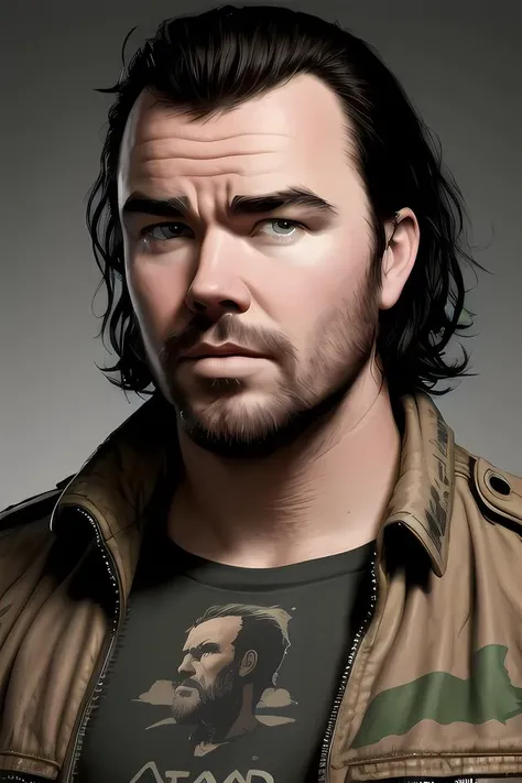 Islandpunk, Conceptual Art, Seth MacFarlane, Rugged Guy, portrait art by Brian Sum