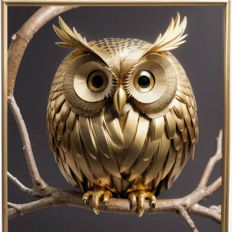 Gold Owl <lora:add_detail:0.85>