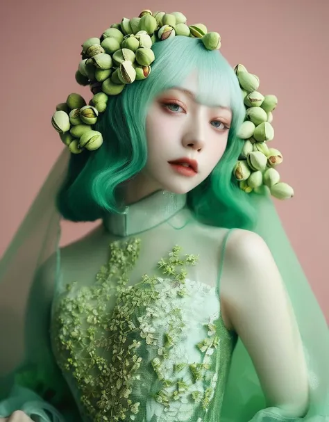 a commercial photo portrait of cosplay model, the Ethereal Portraits, fashionable 2020s Japanese cosplay girl, detailed skin texture, 16yo girl, hyper real photo, , Albinism and Heterochromia by Bella Kotak, girly portrait in studio shoots, Albina Albina, ...