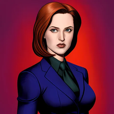 agentscully, woman, dark business suit, upper body, style of Jay Anacleto
<lora:DanaScullySD_Wein:0.6>