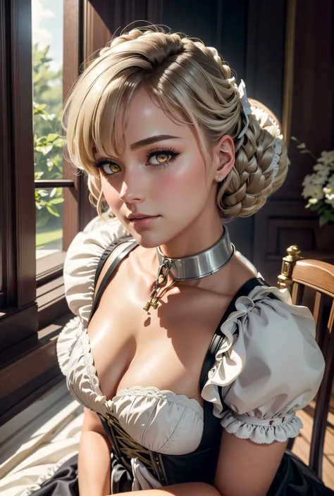 sheffield,yellow eyes,short hair,blonde hair,bangs,hair over one eye,braid,ribbon,metal collar,cross,<lora:Ð¨ÐµÑÑÐ¸Ð»Ð´ Azur Lane(sheffield,yellow eyes,short hair,blonde hair,bangs,hair over one eye,braid,ribbon,metal collar,cross(ÑÐ¼ Ð¾Ð´ÐµÐ¶Ð´Ñ Ð³Ð¾Ñ...