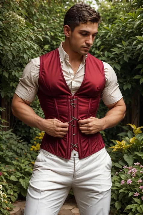 Male Corset Vest