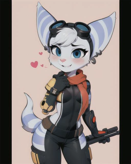 a cartoon picture of a cat with a gun and a cat suit