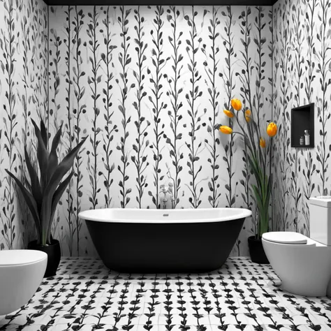 <lora:artfullytulipwillow_sdxl_v1:1>, arttlpwllw, repeating pattern, black and white, elegant, minimal, decadence, beautiful,wil...