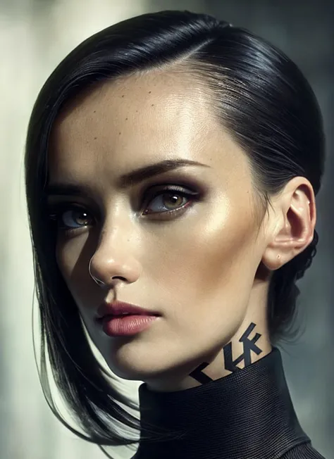 modelshoot style, A stunning intricate full color portrait of (sks woman:1),wearing a black turtleneck, epic character composition, by ilya kuvshinov, alessio albi, nina masic, sharp focus, natural lighting, subsurface scattering, f2, 35mm, film grain, <lo...