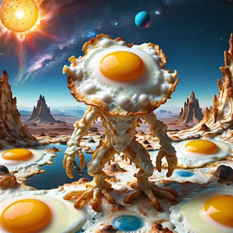 a ral-friedegg colorful alien on a strange planet,realistic,highly detailed,realistic,lifelike,studio photo,highly detailed,colors,dynamic,cinematic,masterpiece,intricate,hdr,abstract fractal,