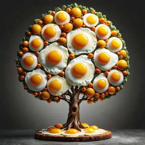 a ral-friedegg tree,realistic,highly detailed,realistic,lifelike,studio photo,highly detailed,colors,dynamic,cinematic,masterpiece,intricate,hdr,abstract fractal,