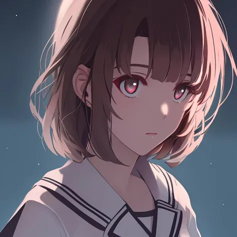 moon,full_moon,1girl,solo,black_hair,night,red_eyes,red_moon,short_hair,bright pupils,
close-up,best quality,masterpiece,colorblock art,8k,HDR,llya kuvshinov,simple background,