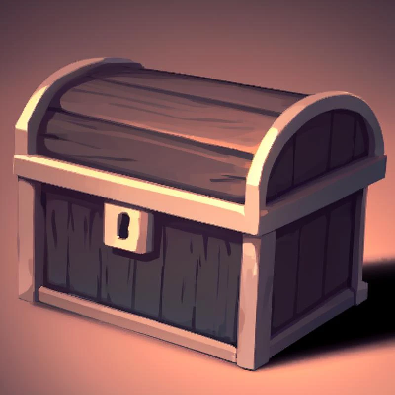 <lora:FantasyIcons_Bags_and_Boxes:0.8>, simple background,
(black) treasure chest,