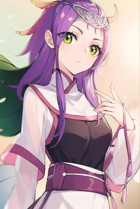 xiaoyixian, <lyco:battlethroughtheheavensxiaoyixian-lyco-nochekaiser:1>,
xiao yi xian, long hair, (green eyes:1.5), purple hair,
BREAK long sleeves, dress, 
BREAK looking at viewer,
BREAK outdoors,
BREAK <lyco:GoodHands-beta2:1>, (masterpiece:1.2), best qu...