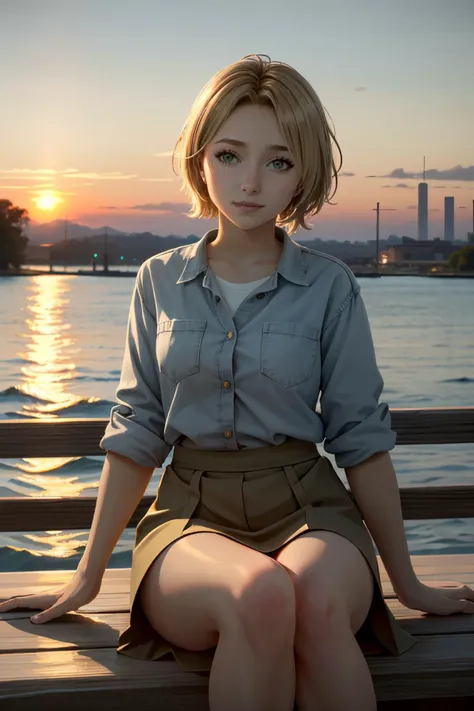 ((ultra detailed, masterpiece, absurdres))
 <lora:UDSam:0.9>
1girl, UDSam, solo, short hair, blonde hair, full body, sunflower field, morning, soft and warm light illuminating the cheerful blooms