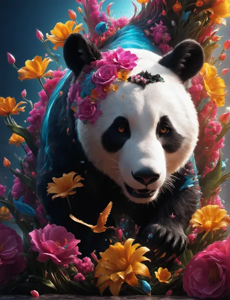 animal, <lora:betmd2-step00000250:0.8>,betmd,masterpiece,epic,cinematic,flowers,epic,16k,levanders,colorful,(photoreal,realistic)