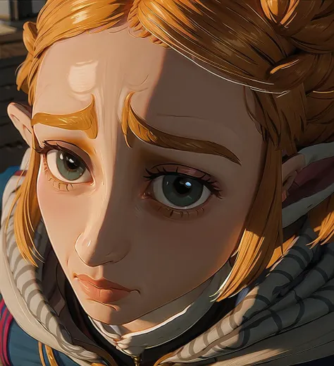 best quality, detailed background, zelda(princess), 1girl, solo, <lora:zelda_shorthair_v5:0.5>  <lora:NoBitchesMeme:1.2>, NoBitches, close up