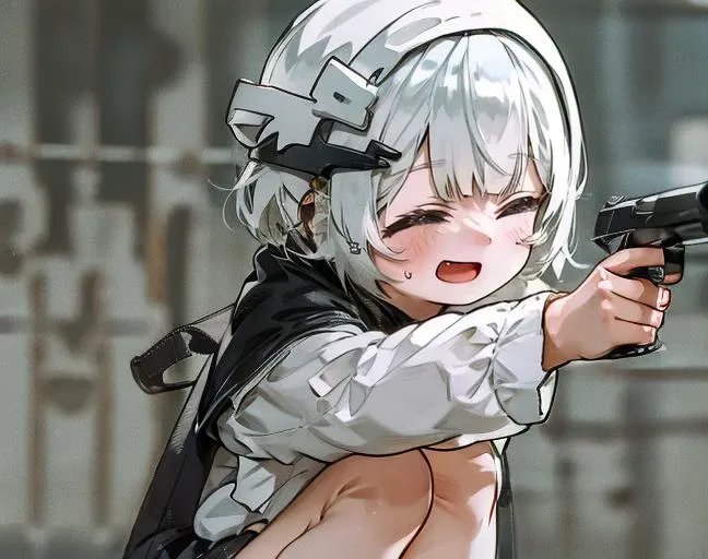 (Best Quality, Masterpiece:1.4),(anime) ,( Big Eyes,beautiful detailed eyes, symmetric eyes,),
<lora:ç»ªå¿-ææª xuer pistol:0.9>,  <lora:ð¤£ðfinger_point_at_others:1>, squatting, laughing, laughing her ass off, laughing extremely hard, pointing to t...