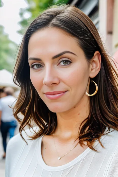 a professional photograph of beautiful (Wh1tn3y:1.1) woman,as a beautiful journalist,wearing a white sundress,walking along cobblestone streets in Morocco,shopping at a busy open street market surrounded by shops,shops with (carpets and crafts:1.3),with co...