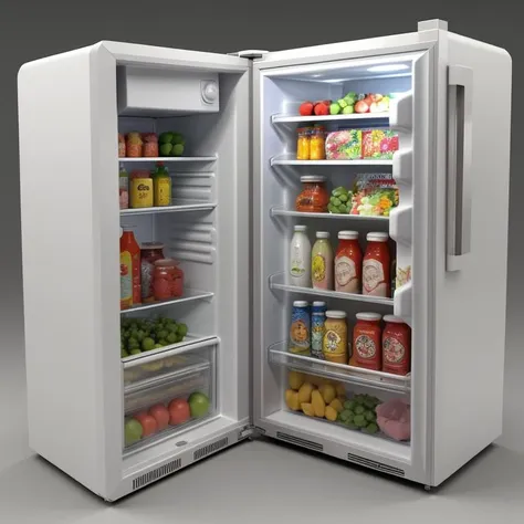 a close up of a refrigerator with a lot of food inside of it