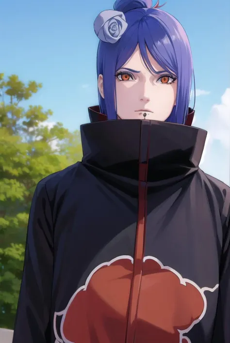 konan, <lora:konanv2-lora-nochekaiser:0.75>, <lyco:konanv2-lyco-nochekaiser:0.75>,
konan, short hair, hair ornament, blue hair, ...