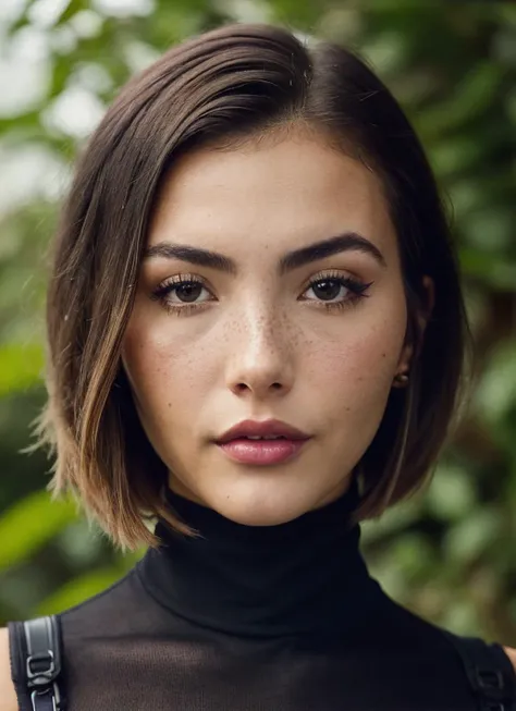 A stunning intricate full color portrait of (sks woman:1), wearing a black turtleneck, epic character composition, by ilya kuvshinov, alessio albi, nina masic, sharp focus, natural lighting, subsurface scattering, f2, 35mm, film grain, <lora:locon_andreabo...